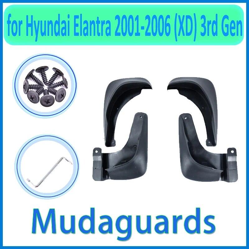 for Hyundai Elantra 2001~2006 XD 2002 2003 2004 2005 Car Fender Mudguard Mud Flaps Guard Splash Flap Car Accessories