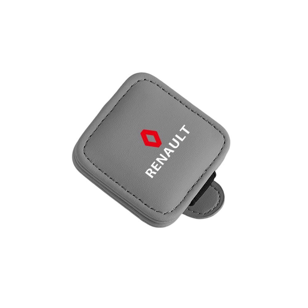 Car Sun Visor Glasses Clips Sunglasses Clamp Card Ticket Holder For Renault DACIA Kadjar Fluence Talisman Megane 4 Koleos Captur MM1