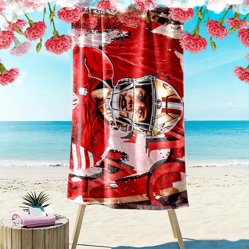 McCaffrey Print Beach Towel, Large Soft Quick Dry Towel for Beach Camping Swimming