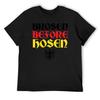 Brosen Before Hosen T-Shirt Rapper Graphic Tees Baggy Shirts Luxury T-shirt T-shirts Oversize Mens Plain T Shirts