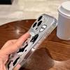 For Magsafe Magnetic Phone Case For Samsung Galaxy S26 Ultra S25 S24 FE S23 S22 Plus Cute Cartoon Black Cat Pattern Clear Cover
