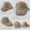 Fashion Ladies Full Sequin Decor Trucker Cap, Shiny Mesh Back Peaked Hat, Adjustable Sun Protection Baseball Hat for Outdoor Vacation