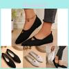 Stylish Breathable Low Top Women's Slip On Shoes With Comfortable Pu Insole And Soft Fabric For Casual Wear