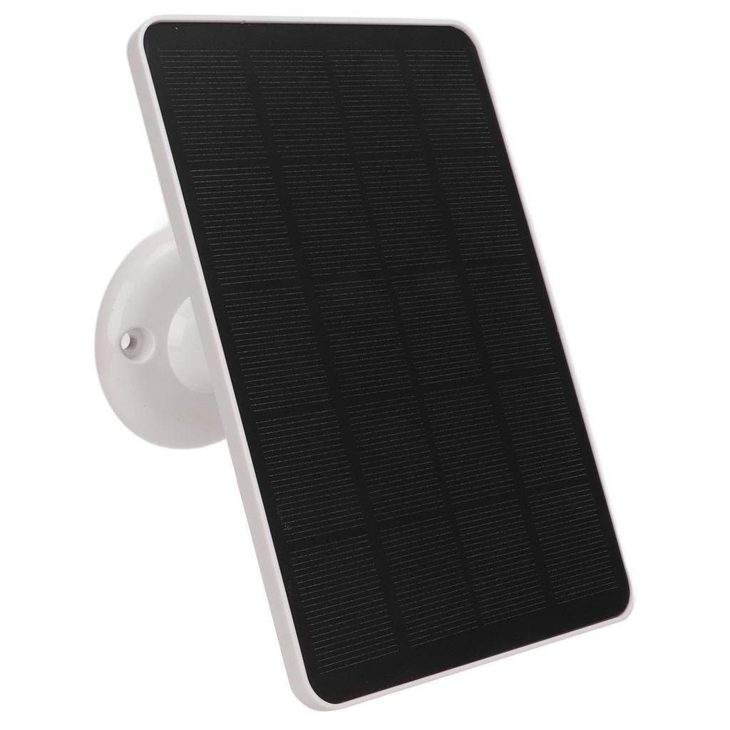 Solar Charging Panel Monocrystalline Silicon 4W 5V with Charging Cable for Outdoor Surveillance Camera