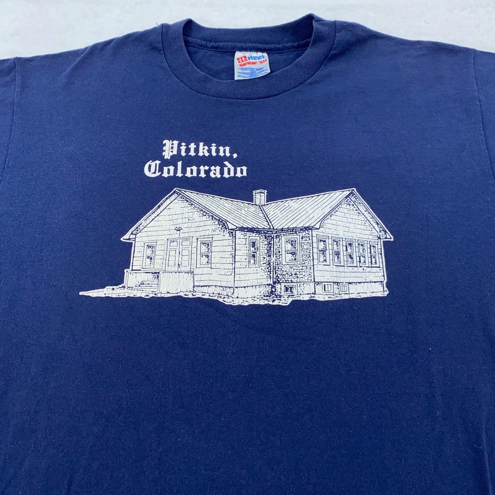 

vintage 90s PITKIN, COLORADO HOME T-Shirt LARGE 3XL