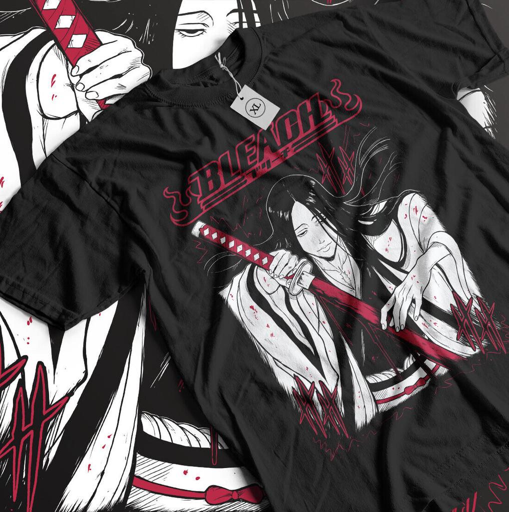 Retsu Unohana T-shirt Zaraki Kenpachi Bleach Anime Manga Funny Gift T-Shirt