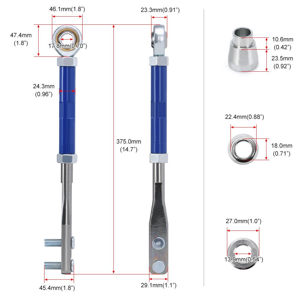 Adjustable Control Arm & Stabilizer Set for 240SX S13