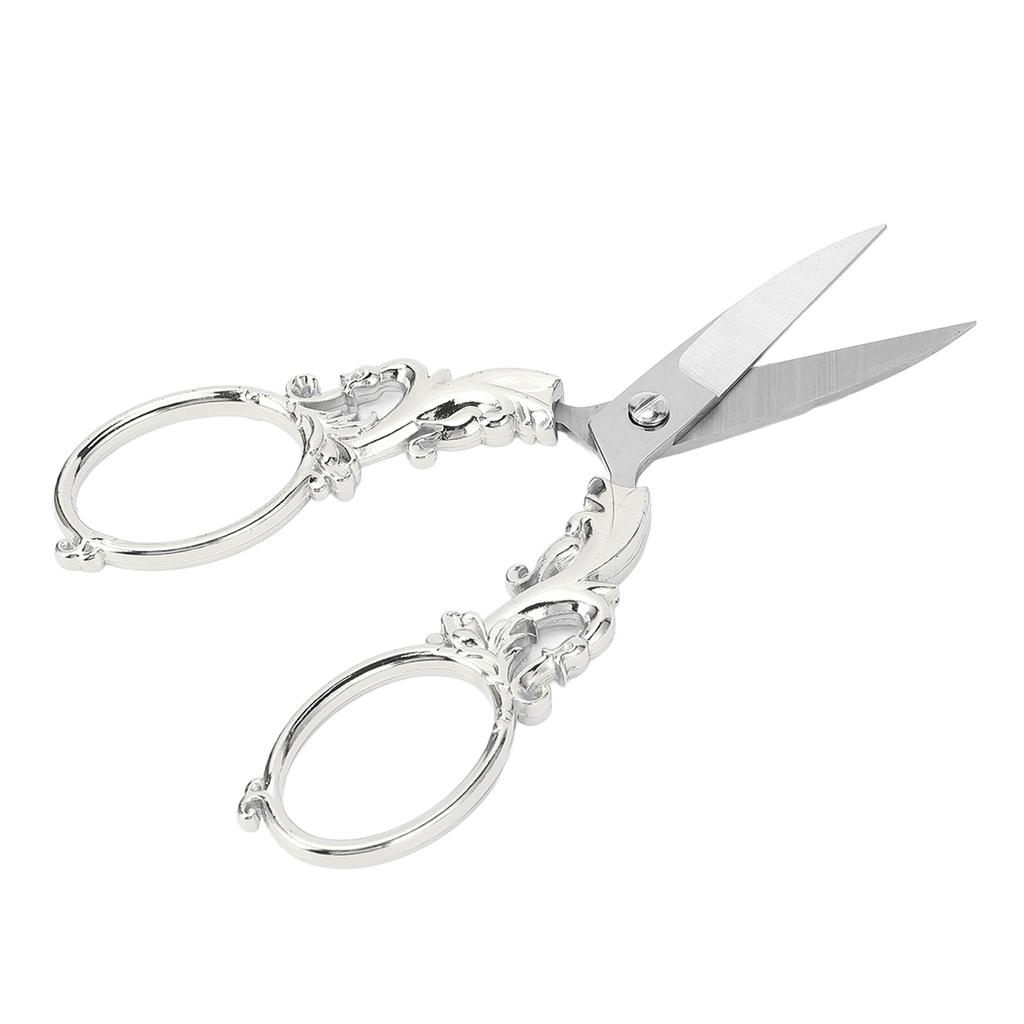 Embroidery Scissors Retro Stainless Steel Multifunctional Portable Scissors Shear Sewing Supplies