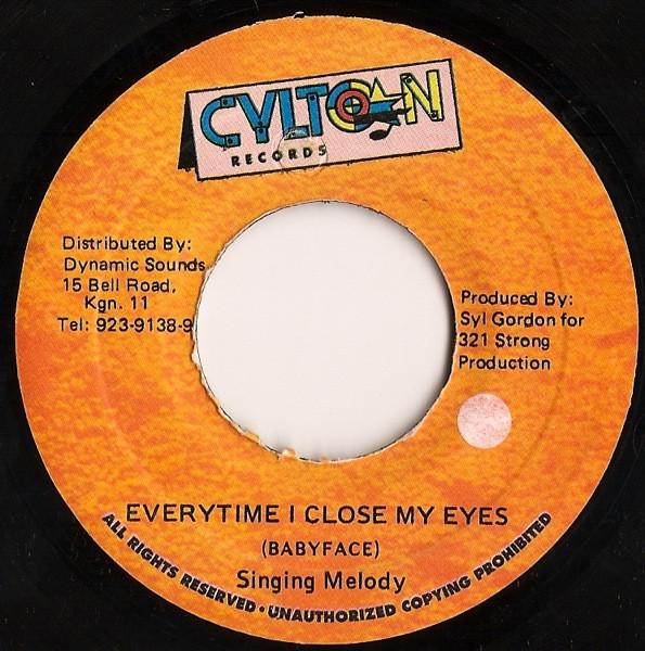7inch Record SINGING MELODY, SLY DUNBAR & STEVEN - Everytime I Close My Eyes / Misery NONE Cylton Records Jamaica Reggae, Ska & Dub Used