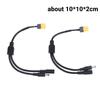 XT60 Stecker auf DC5521 Splitterkabel 1 zu 2 DC 5.5X2.1 Stecker Buchse 0.75 Quadrat Millimeter Draht 19V 24V Netzkabel Adapter