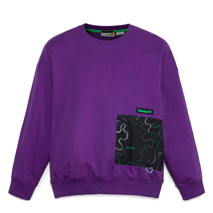 

Timberland Crewneck Fleece Sweatshirt Picasso Lily Men sweatshirt A6C4CESX L