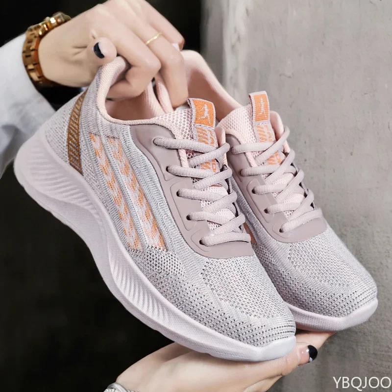 Women's New Breathable Shoes Outdoor Non Slip Sneakers Versatile Light Mesh Shoes Casual Ladies Shoe Zapatos Mujer Traf