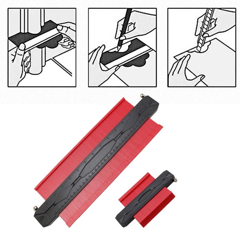 Handy Contouring Gauge with Metal Lock 5Inch or 12Inch for Duplicating Intricate Shape in Various Crafting Project