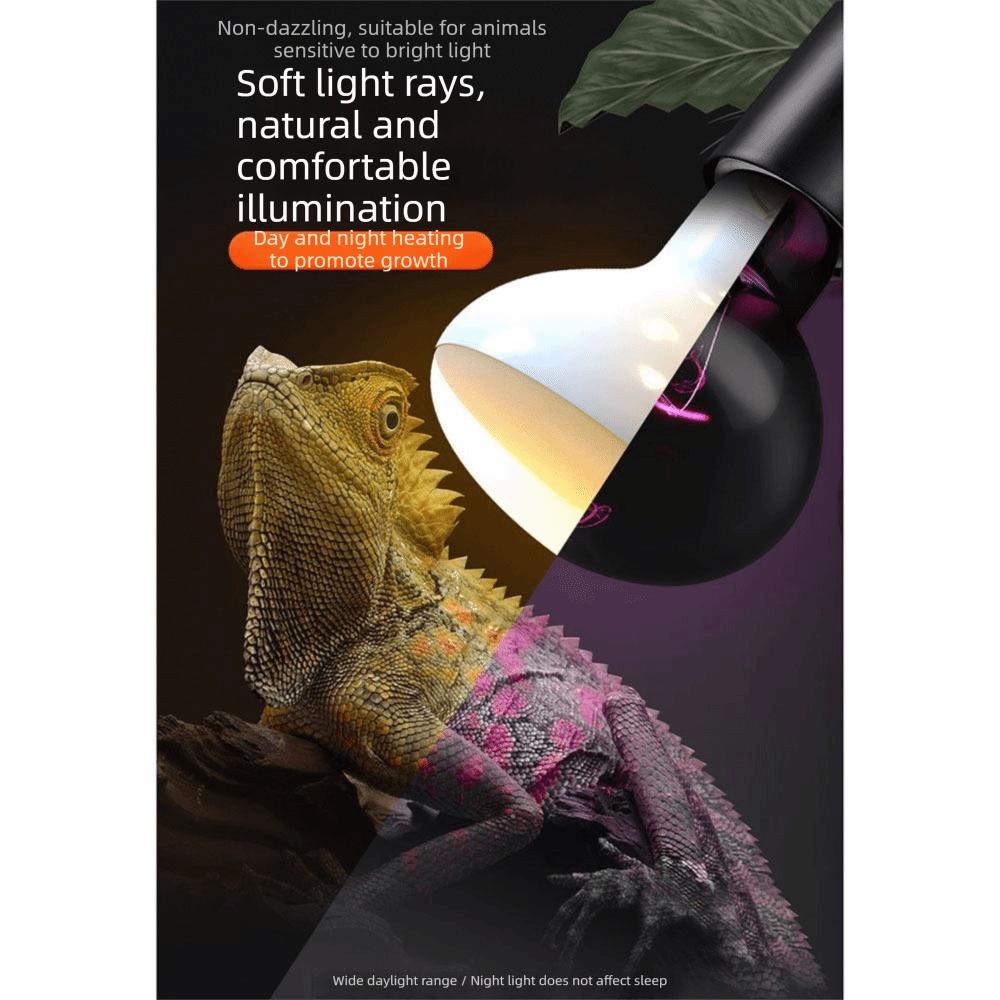 110/220V Reptile Heating Lamp E27 Basking Light Heater Bulb UVA Lamp Amphibians