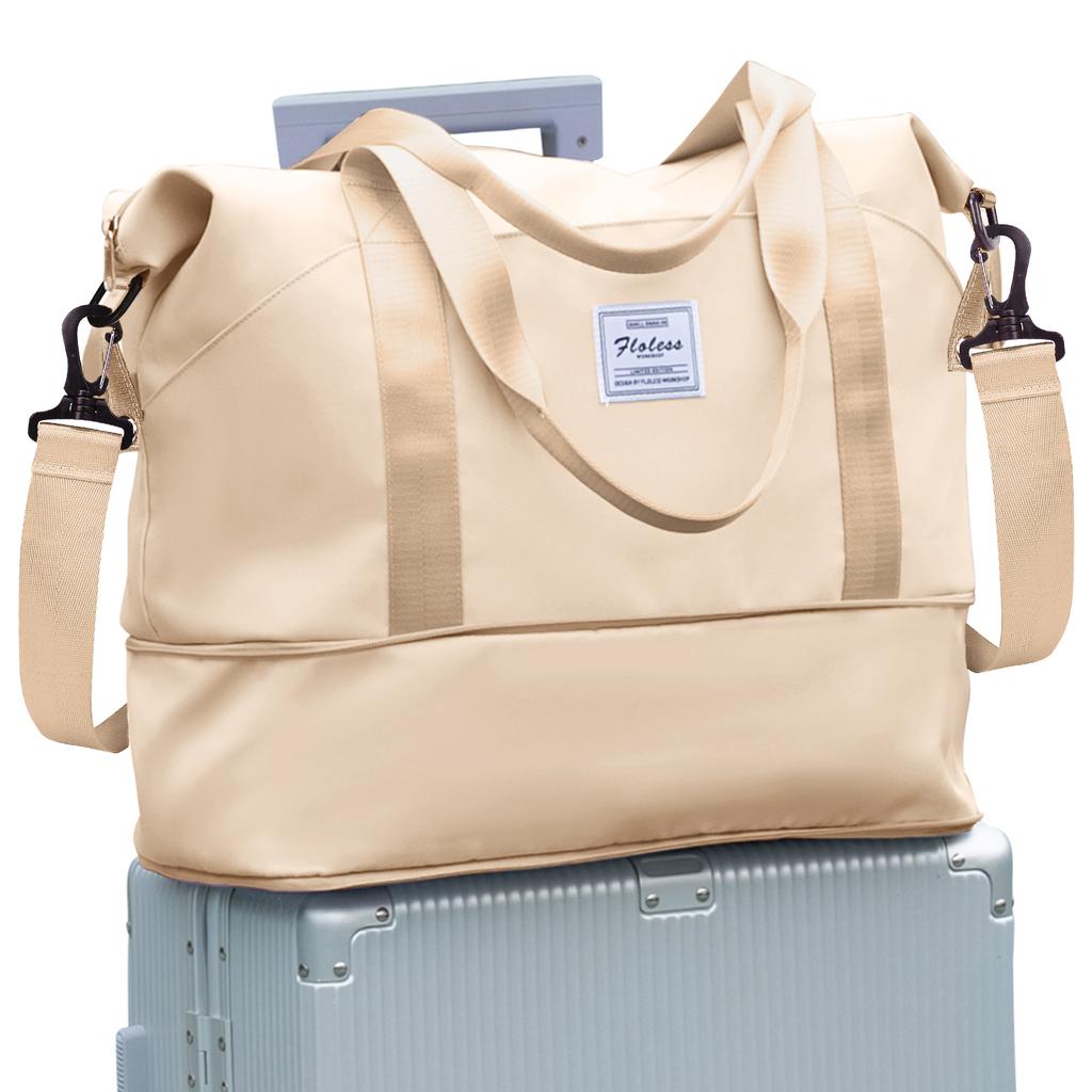 Travel Duffel Bag, Women Sports Tote Fitness Gym Bag, Ryanair Cabin Bag 40x20x25 Hand Luggage, Shoulder Weekender Bag Travel Bag