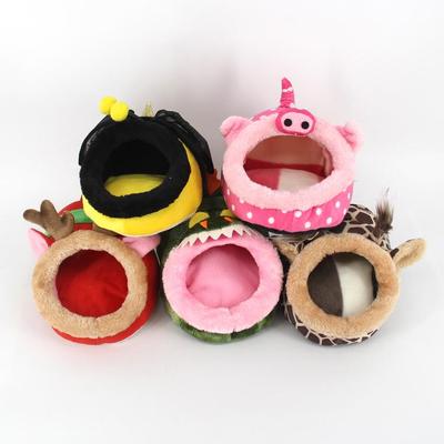 Jizai Zai Cuib Confortabil din Bumbac pentru Porcușori de Guineea, Hamsteri, Chihuahua, Iepuri și Animale Mici