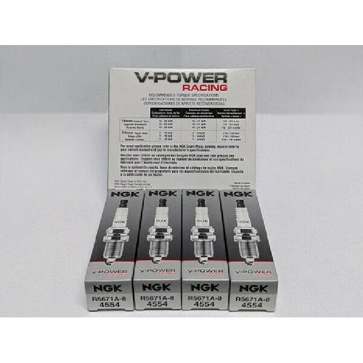 (3430) B8EG Racing Spark Plug - Set of 4
