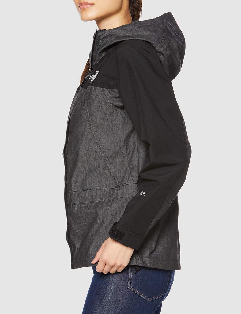 The North Face Mountain Light Denim Waterproof Nylon Black Size S Women's Jacket, NPW22135, Gore-Tex Denim,