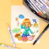 Kuretake Brush Pen Set: Clean Color Real Brush + MANGAKA with Pouch RBCN160/39V