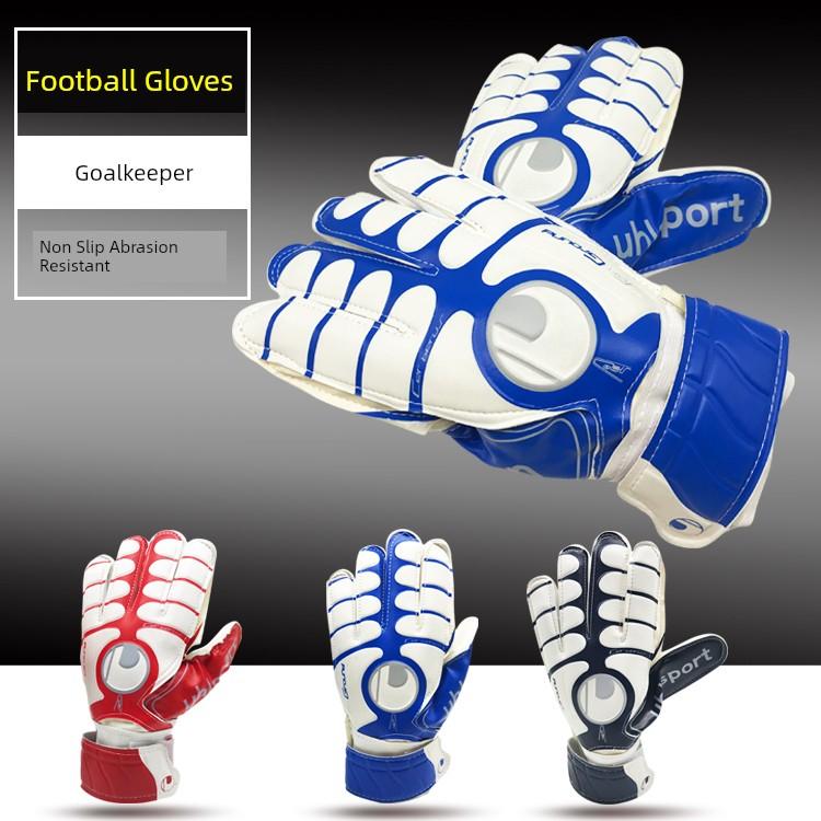 Kids Goalkeeper Gloves Gantry Football Training Goalkeeper Latex Non Slip Breathable Primary School Student Football Goalkeeper Gloves
