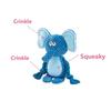 Indestructible Dog Chew Toy with Squeaker Stuffed Raw Small Joint Plush Bite Resistant Puppy Toys for Aggressive Chewers Long