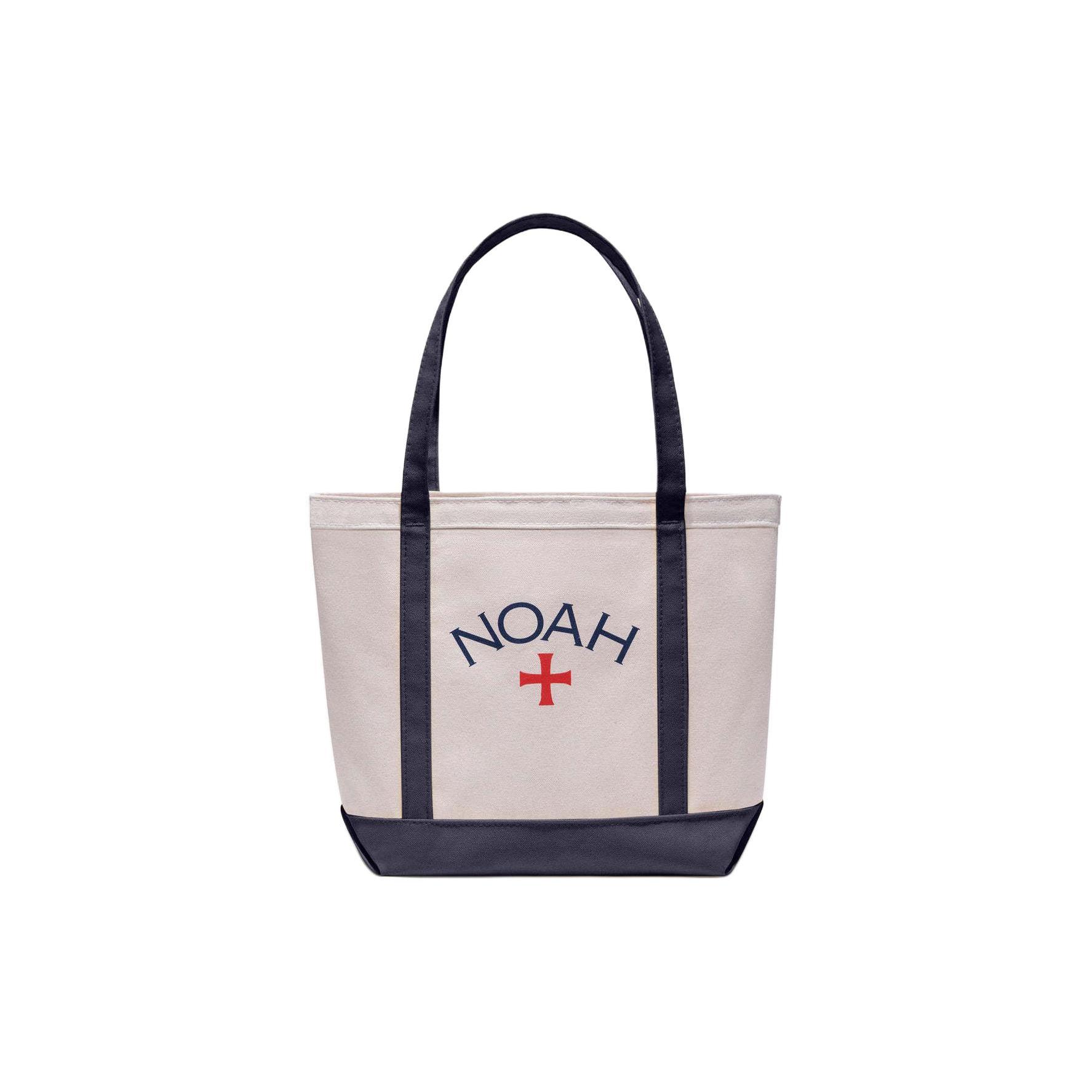 

New NOAH Cotton Canvas Bag Tote Bag Shopping Bag Handbag Regular Unisex Natural & Marine Blue B001NOAHNVY 35.6*10.2*43.2CM