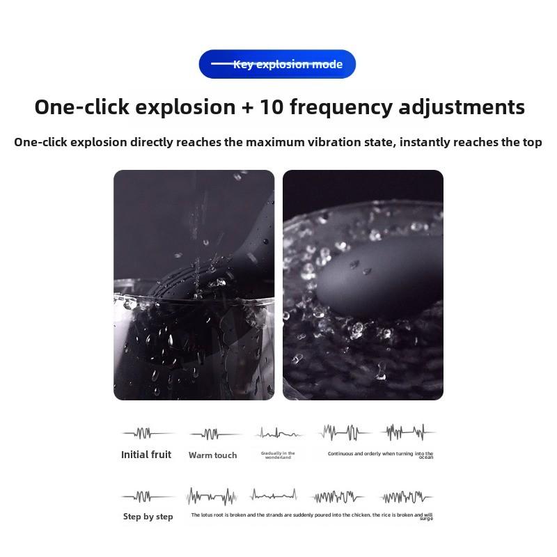 Remote Control Vibrating Prostate Massager Rear Anal Plug Male Masturbator Sex Products