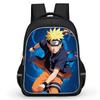 NARUTO Anime Youth Mochila Everyday Backpack,With Adjustable Sling Strap & Front Pocket,Lightweight & Durable,for Boys & Girls Age 5-11