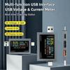 USB Electrical Meter with Automatic Fast Charging Protocol Identification, Color Measurement Screen, and Storage for Up to 9 Data Groups