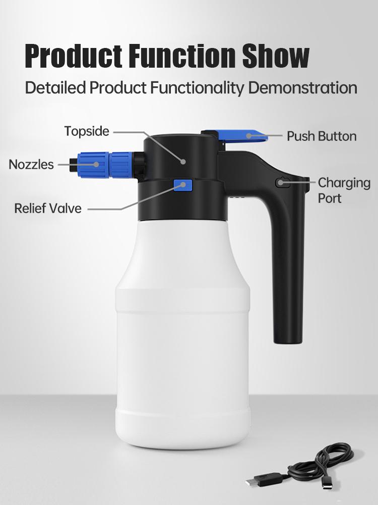 Domowy ręczny myjnia samochodowa natryskowa do podlewania kwiatów ogrodnictwo opryskiwacz ciśnieniowy pianka doniczka