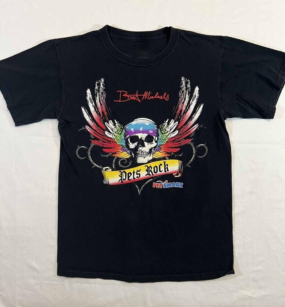 VTG Bret Michaels Pets Rock PetSmart Shirt Classic Black Unisex S-5XL Unisex T-Shirt S