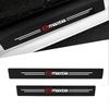 2025 Hot 4pcs/set Carbon Fiber Leather Car Door Sill Anti-Scratch Decorative Sticker For Mazda 3 Axela CX5 CX3 CX4 CX30 Demio RX