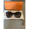 Used Today's price drop  Tory Burch Cat Eye Brown Sunglasses Frame Blue
