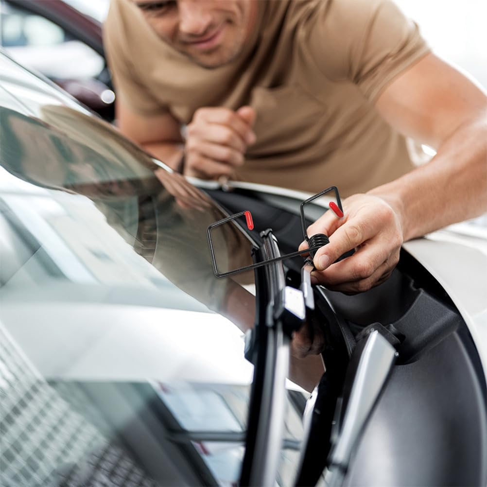 DOITOOL Resorte de Presión del Brazo del Limpiaparabrisas Asistente de Limpiaparabrisas Resortes de Asistencia Herramienta de Reemplazo Mejora el Rendimiento del Brazo para una Visibilidad Clara en Lluvia y