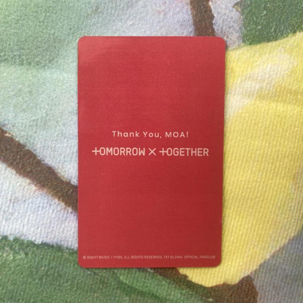 [USED] TXT MOA Japan Performance FC Fan Meeting Fan Meeting Trading Card Taehyung