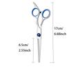 Kit Professionali Forbici Tagliacapelli per Cani Set Forbici Dritto Curve Acciaio Inossidabile per Toelettatura Animali