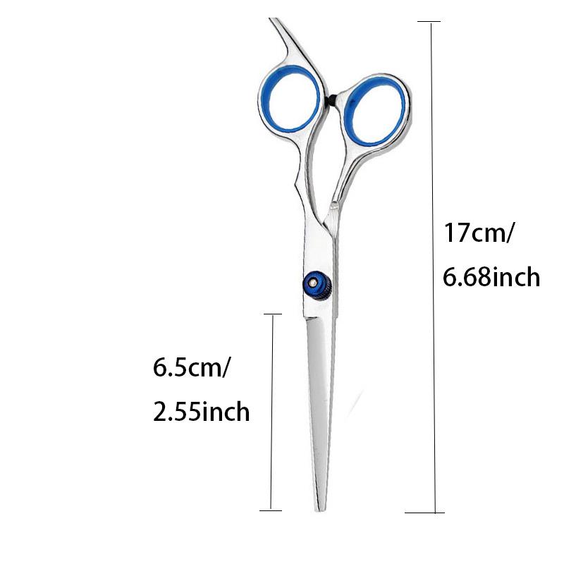 Профессиональные ножницы для стрижки собак, набор прямых изогнутых ножниц из нержавеющей стали для ухода за домашними животными straight scissors серебряный