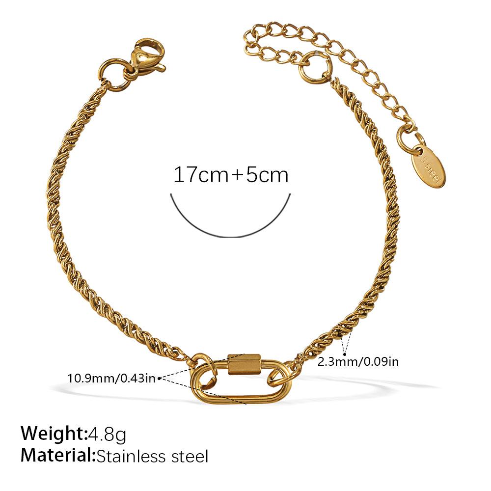 Japan And South Korea Fashion Niche Bracelet Necklace Women'S Personality Design Versatile Jewelry Does Not Fade Popular Trend