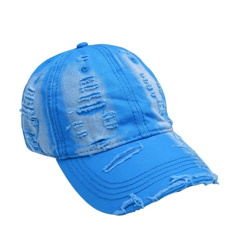 Zerrissene Baseballkappe im Vintage-Stil für Damen/Herren, Sonnenschutz-Schirmmütze für den Außenbereich