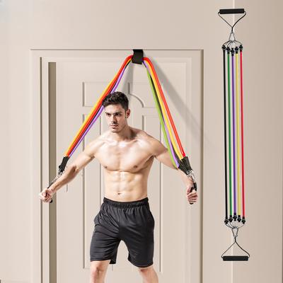 Vücut Geliştirme Direnç Bantları Seti Çok İşlevli Gergi Takımı Kas Eğitimi Kemeri Elastik Bantlar Taşınabilir Fitness Ekipmanları