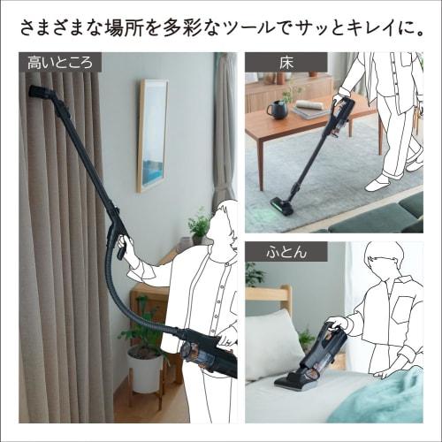 Cyclone Stick Cleaner Rechargeable Self-propelled Power Brush Type Satin Black [Vacuum Cleaner] Hitachi PV-BH900SL-K