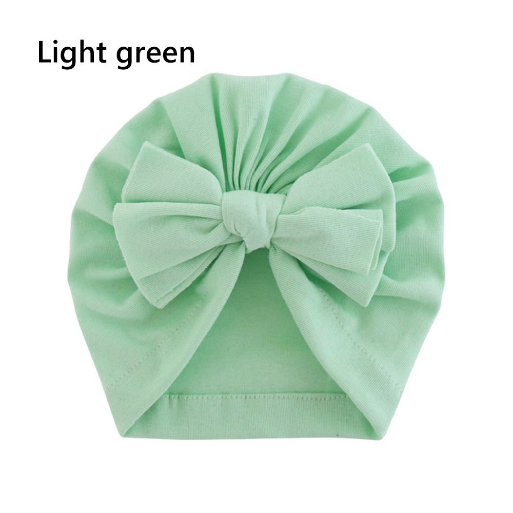 Toddler Kids Bowknot India Caps Baby Turban Hat Infant Beanies Head Wraps Knot Headband