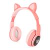 Cat Ear Gaming Headset Bluetooth Support Small Memory Card LINEIN Mode Gaming Headphone with LED Mic