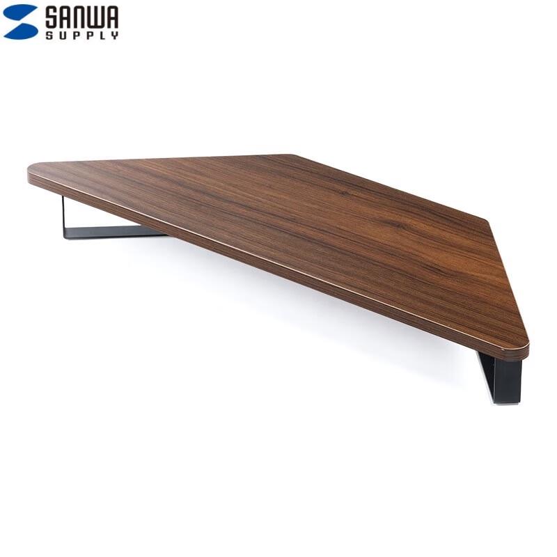 Угловая подставка для монитора L-образной формы с местом для хранения от SANWA SUPPLY