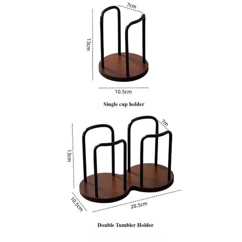 Desktop Disposable Cup Dispenser and Storage Rack -Ideal for Cups and Coffee