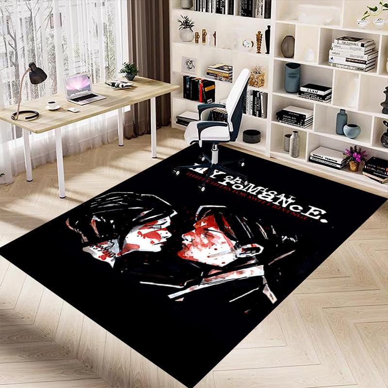 1pc My Chemical Romance Carpet, Office Rug Outdoor Mat Home Decor Area Carpet Festival