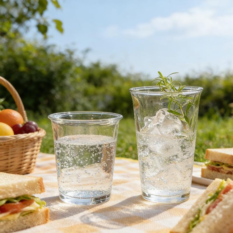 2er-Sets Koreanischer Stil Kaffeetasse Transparent Einfache Kaltgetränkebecher Eiskaffee Latte Kaffeetasse Café Milchshake Tee Saft Getränkebecher