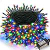 LED String Lights - Low Voltage Dark Green Wire, Christmas Tree Lights, Multicolor Starry Sky, US/EU/UK Specs