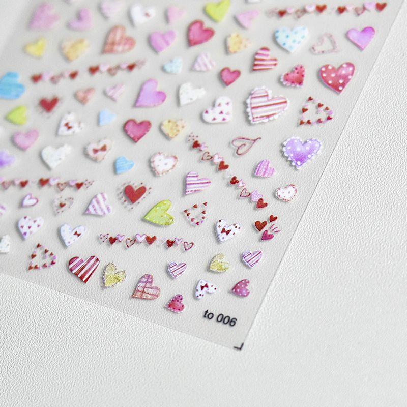 

Цвет Томони Японский Стиль Маленький Мед Нейл-арт Наклейка Color small Heart 006