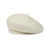 New autumn and winter light board versatile pure wool hat wool knitted hat rabbit plush beret painter bud hat